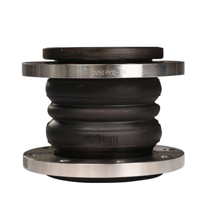 double sphere flexible joint   SS304 flange rubber expansion joint
